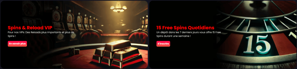 Tournois & programme VIP Incognito Casino